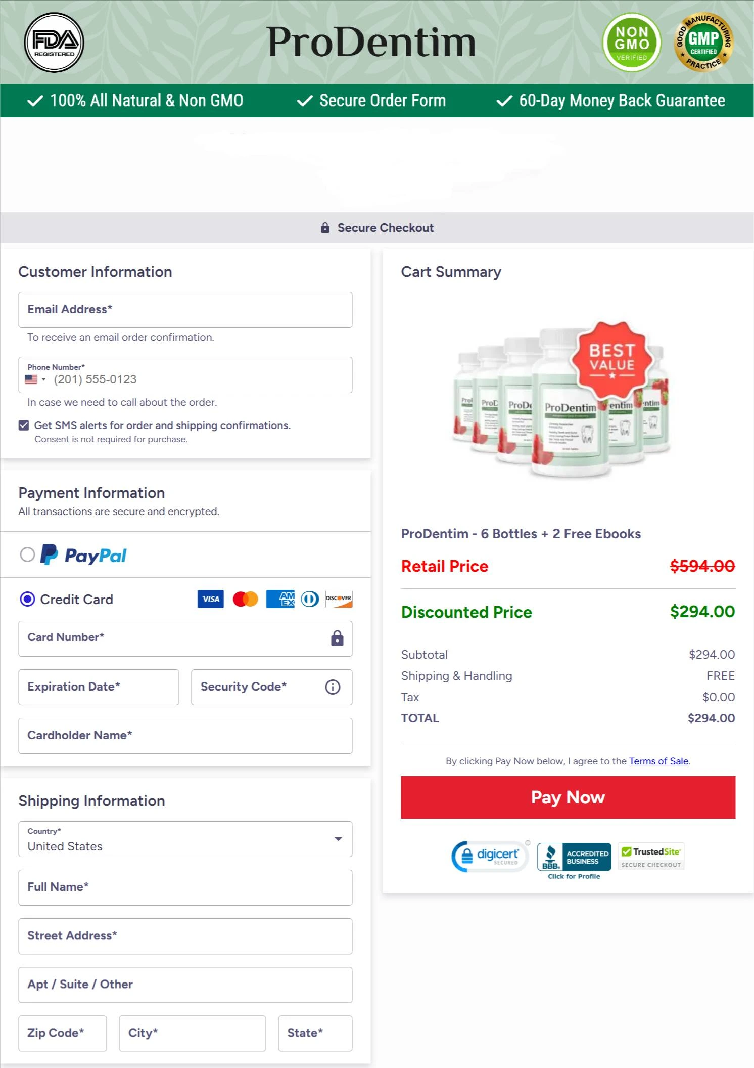 Order Prodentim Now